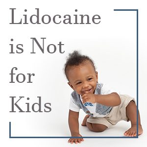 Granbury dentists at Granbury Dental Center discusses lidocaine, a pain reliever that treats mouth irritation in adults, and why it is not safe for children to use.